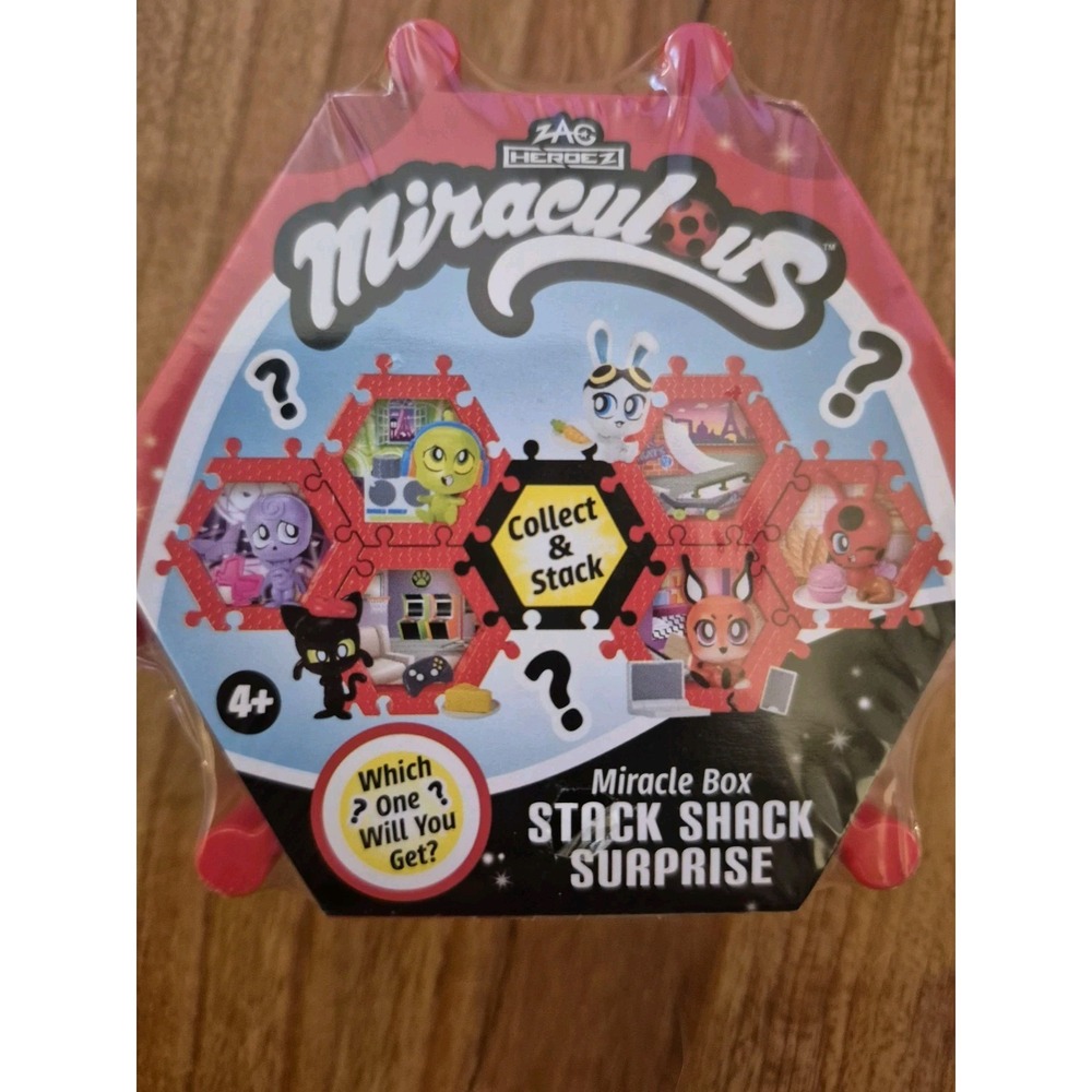 Miraculous Ladybug Miracle Stack Shack Blind Box Surprise Mini Figure Kwami S18
